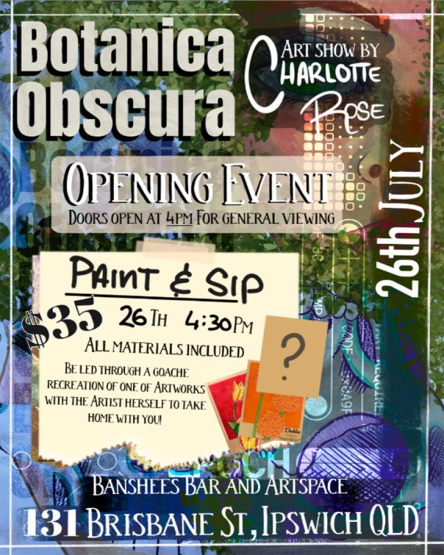 Banshees Bar presents Paint And Sip with Charlotte Rose