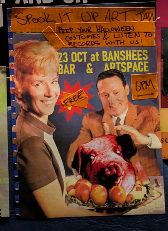 Banshees Bar presents Halloween Prep Art Jam