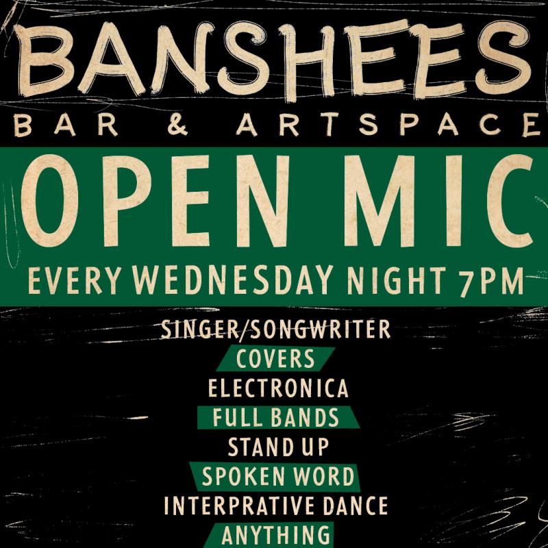 Banshees Bar presents Open Mic