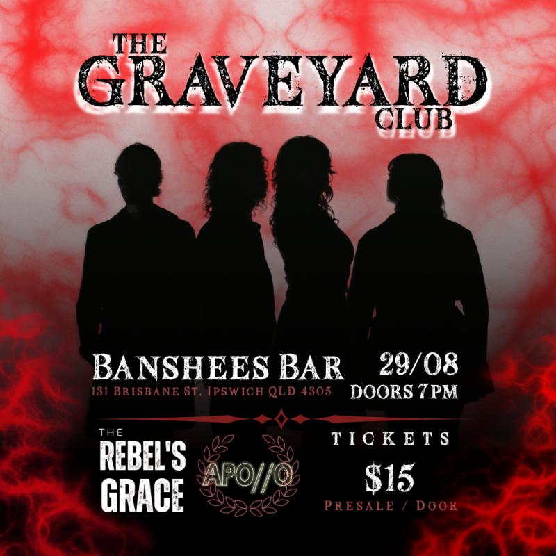 Banshees Bar presents The Graveyard Club, Apo//o & The Rebel's Grace