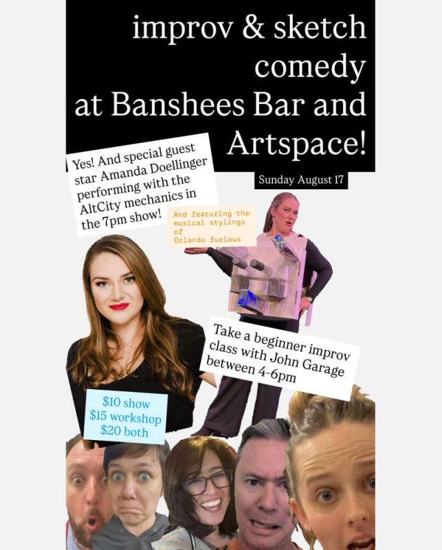 Banshees Bar presents Improv & Sketch Comedy? At Banshees? Yes...And!