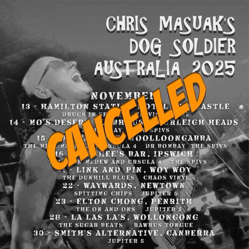 Banshees Bar presents CANCELLED: Chris Masuak's Dog Soldier