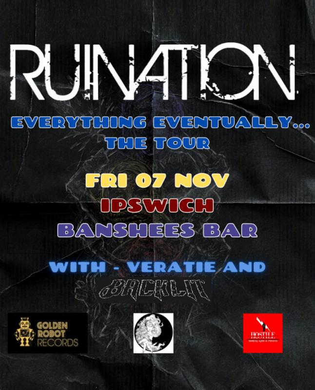 Banshees Bar presents Ruination EVERYTHING EVENTUALLY Album Tour