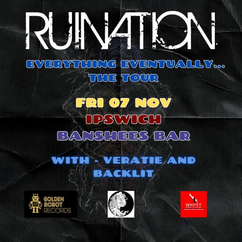 Banshees Bar presents Ruination EVERYTHING EVENTUALLY Album Tour
