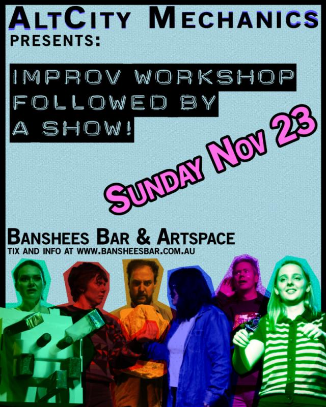 Banshees Bar presents Improv and Sketch Comedy Workshop and Show