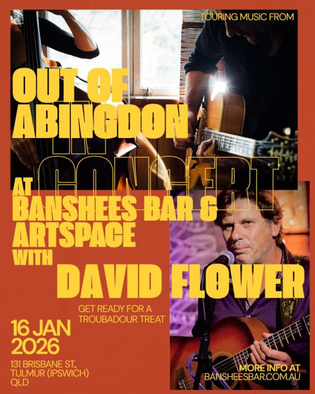 Banshees Bar presents OUT of ABINGDON and David Flower