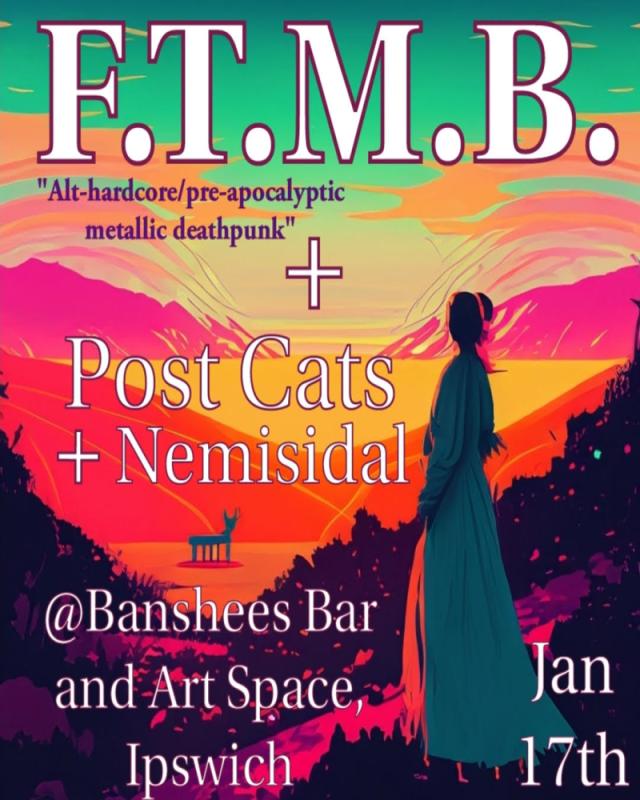 Banshees Bar presents F.T.M.B., Post-Cats and Nemicidal