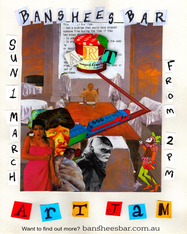 Banshees Bar presents Art Jam