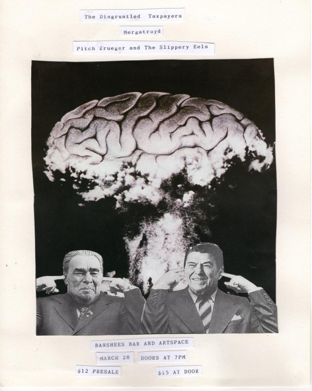 Banshees Bar presents The Disgruntled Taxpayers, Mergatroyd, Pitch Krueger & the Slippery Eels