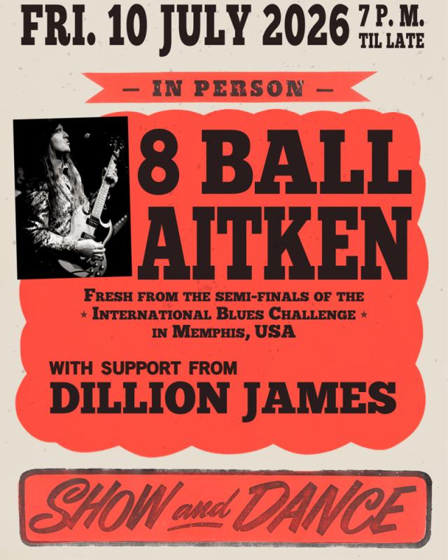 Banshees Bar presents 8 Ball Aitken Band