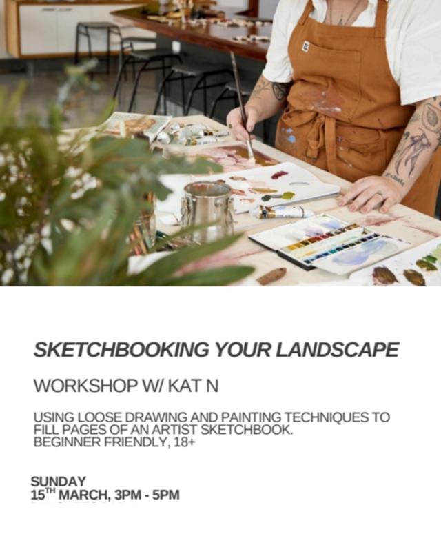 Banshees Bar presents Sketchbooking your Landscape