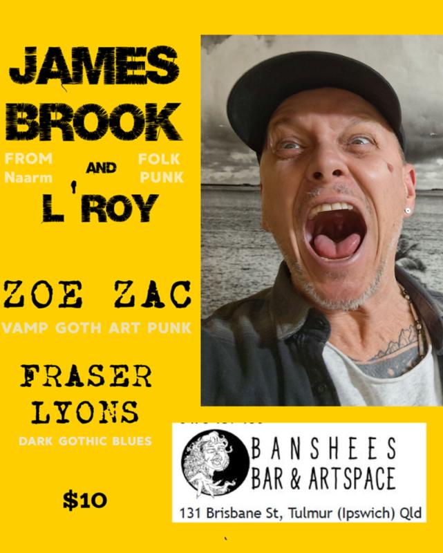 Banshees Bar presents James Brook (Naarm) 