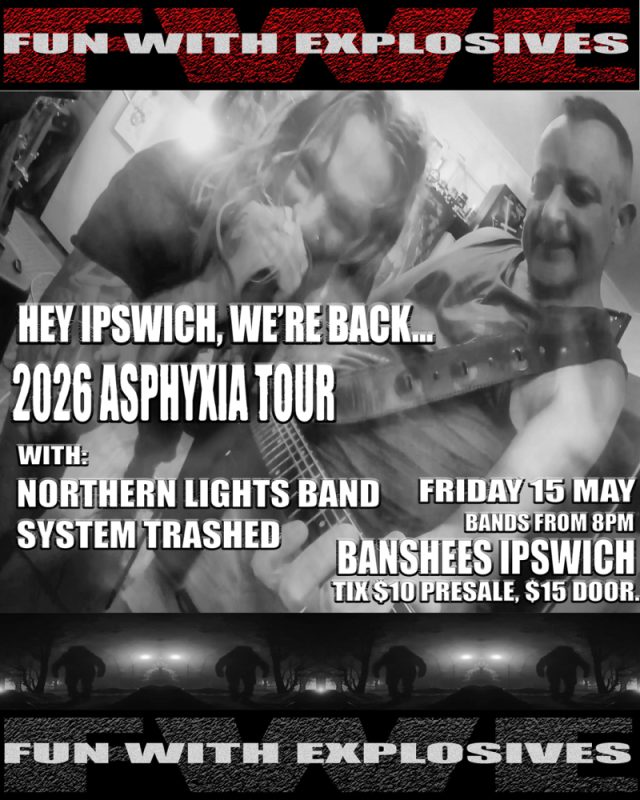 Banshees Bar presents Fun with Explosives Southeast Asphyxia Tour 26