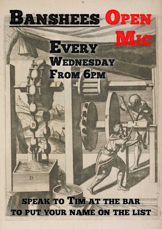 Banshees Bar presents Open Mic